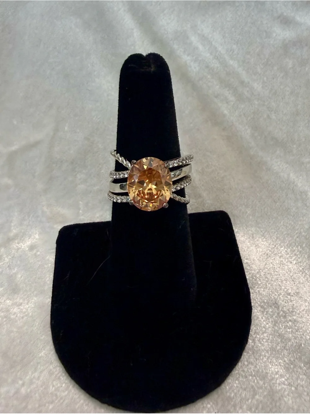 🌸JTV30 - Bella Luce Champagne Ring💛🛍️